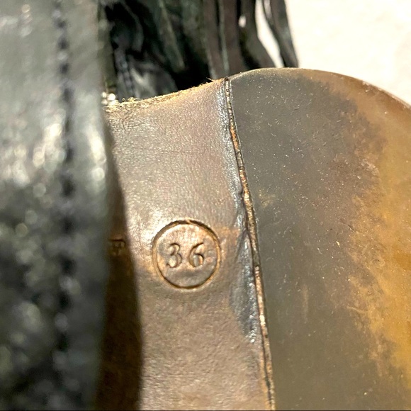 AllSaints Bonny Cuban Fringe Harness Ankle Boots (Size 6) (EU 36)🌹 - Picture 12 of 16